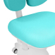 Комплект Kinderzen Dali Plus парта + кресло + надстройка + выдвижной ящик + органайзер + подставка для книг белый/голубой с голубым креслом Armata Duos